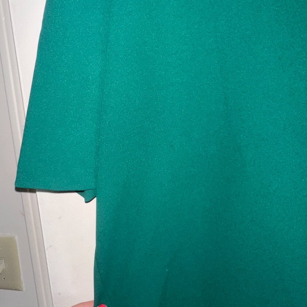 Chic Teal Blazer with Gold Button Details - Picture 11 of 11